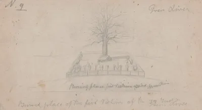 Burial Place Of The First Victims Of The 32nd Indiana Green River