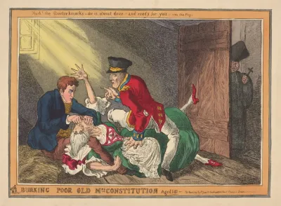 Burking Poor Old Mrs Constitution Aged 141
