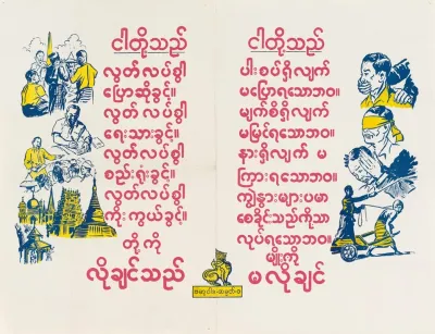 Burma Civil Liberties Poster