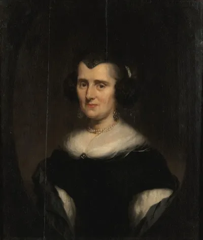Bust Length Portrait Of A Middle Aged Woman