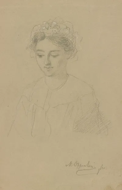Bust Length Portrait Of A Woman 2
