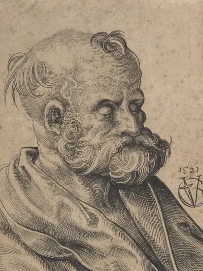 Bust Of A Bearded Old Man