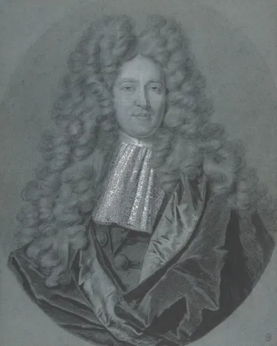 Bust Of A Gentleman In An Oval Field