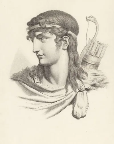 Bust Of A Huntsman