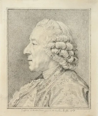 Bust Of A Man In Profile To The Left