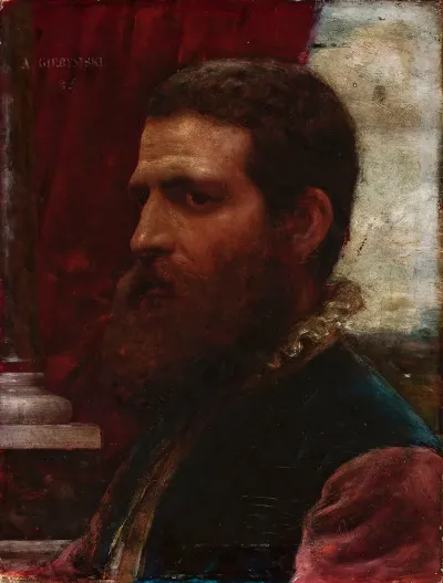 Bust Of A Man In Renaissance Costume Venetian