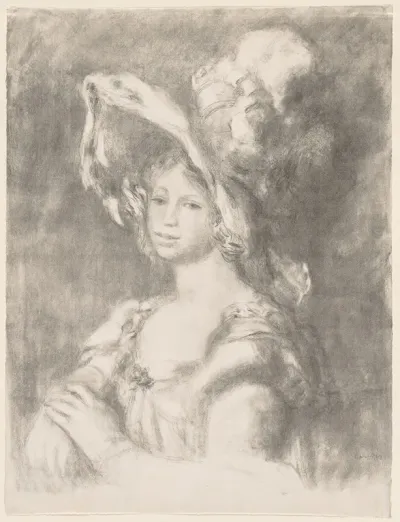 Bust Of A Young Girl Mlle Dieterle