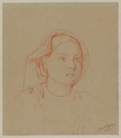 Bust Of A Young Italian Woman