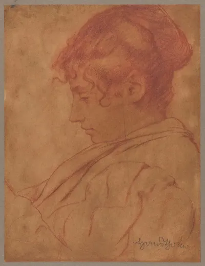 Bust Of A Young Woman In Profile 2