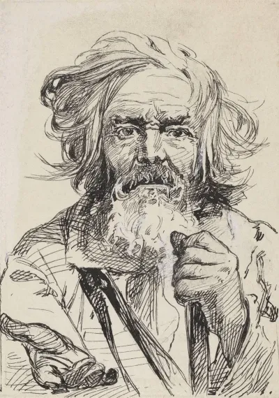 Bust Of An Elderly Man