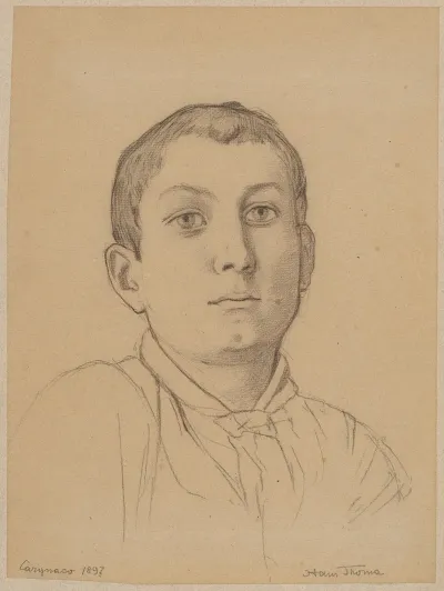 Bust Of An Italian Boy From Cargnaco