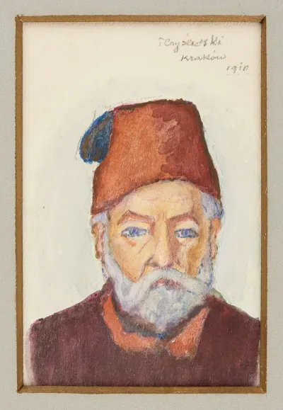 Bust Of An Old Man In A Fez
