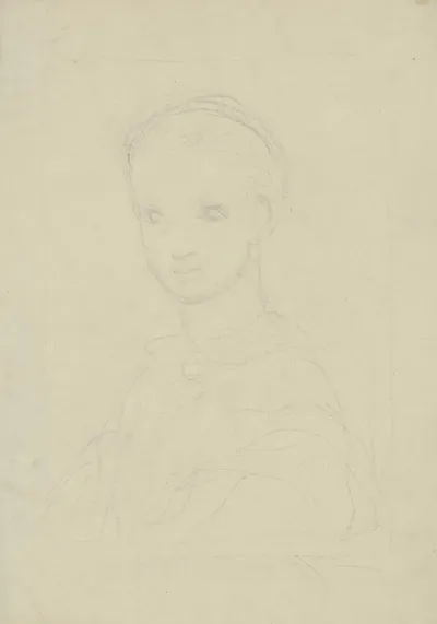 Bust Portrait Of A Girl