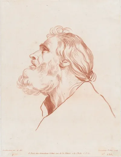 Bust Portrait Of A Man With A Beard