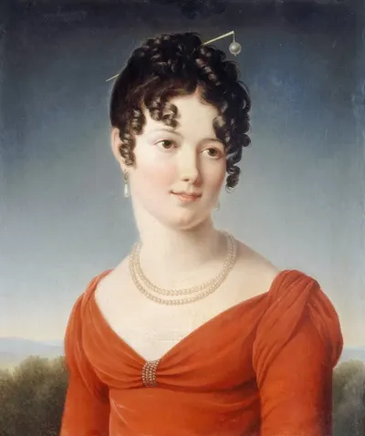 Bust Portrait Of Alexandrine Anne De La Pallu Marquise De Flers 1786 1832