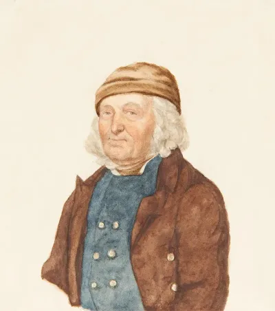 Buste Dun Vieux Paysan Bernois