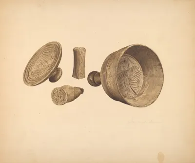 Butter Print And Mold 2