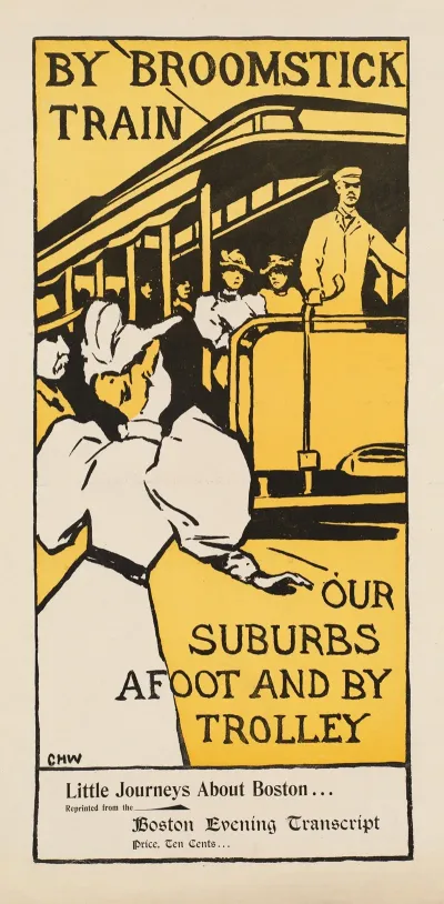 By Broomstick Train Our Suburbs Afoot By Trolley