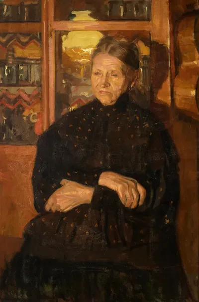 By Lightlamp Portrait Of Artists Aunt