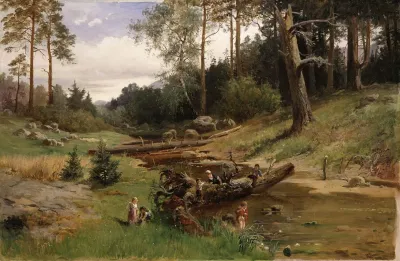 By The Brook In The Forest