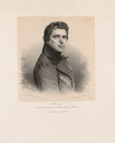 C Downing Delegate To Congress From The Territory Of Florida