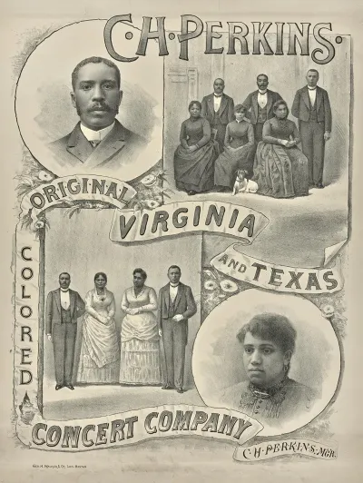 C H Perkins Original Virginia And Texas Colored Concert Company