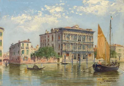 Ca Vendramin Calergi From The Grand Canal Venice