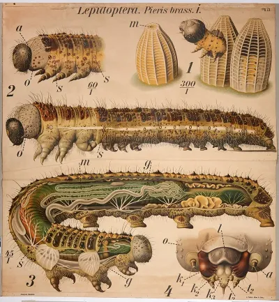 Cabbage Butterfly Larvae