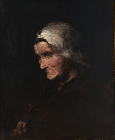 Cabeza De Anciana