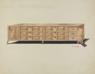 Cabinet For Vestments