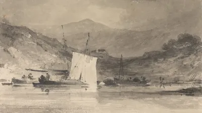Cader Idris From The Mawddach Estuary Above Barmouth