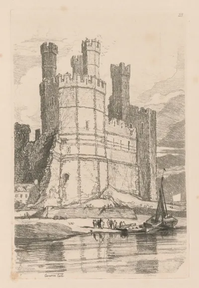 Caernarvon Castle N Wales