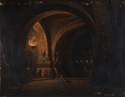 Caesar Octavianus Findet Kleopatra An Der Leiche Des Antonius