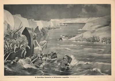 Caesars Army Lands In Britain