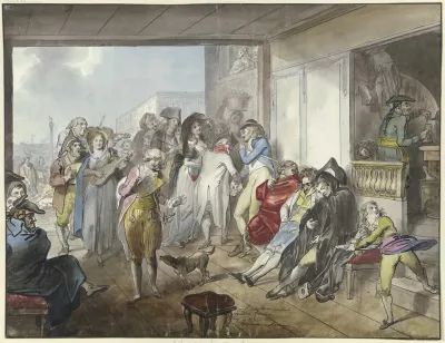 Cafe Auf Der Piazetta Zu Venedig