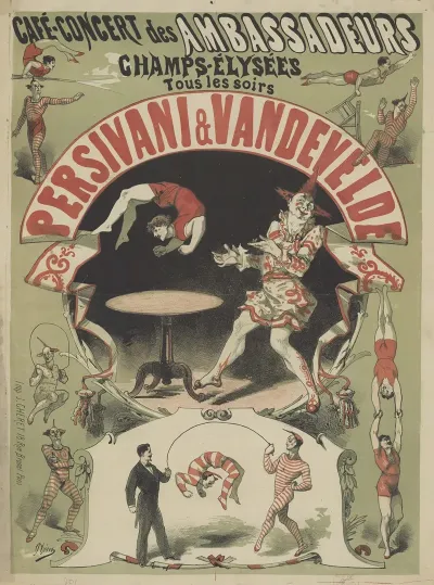 Cafe Concert Des Ambassadeurs Persivani Et Vandevelde