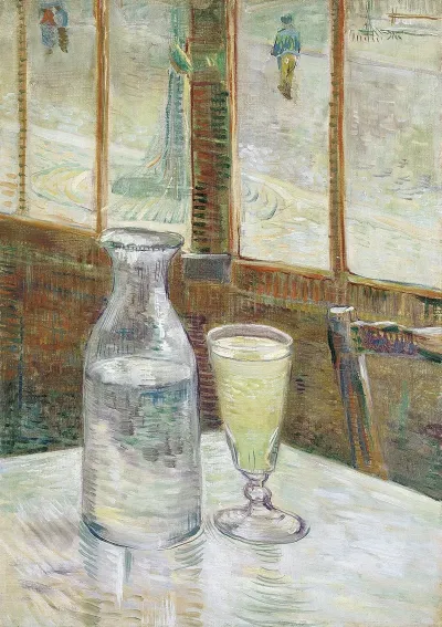 Cafe Table With Absinth