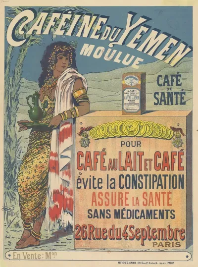 Cafeine Du Yemen Moulue Cafe De Sante Pour Cafe Au Lait Et Cafe Evite La Constipation