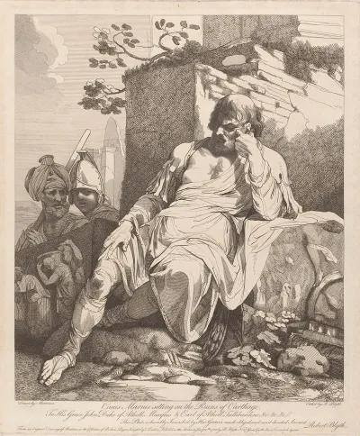 Caius Marius Sitting On The Ruins Of Carthage
