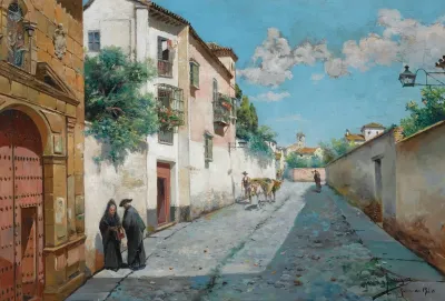 Calle En Granada In The Street Granada