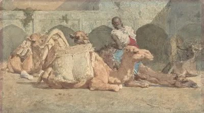 Camels Reposing Tangiers