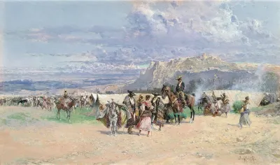 Camp At The Foot Of The Mountain