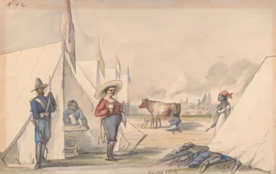 Camp Of General Alexander Mcdowell Mccook Near Stevenson Alabama Summer 1862