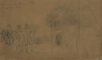 Camp Of Signal Corps Nr Yorktown