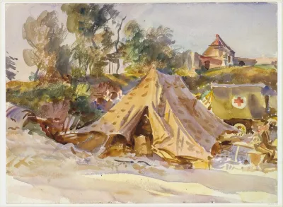 Camp With Ambulance