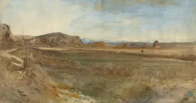 Campagna Landscape On The Via Flaminia