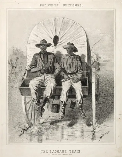 Campaign Sketches The Baggage Train