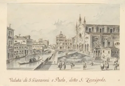 Campo Santi Giovanni E Paolo Looking Toward The Scuola Di San Marco