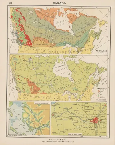Canada Vegetation Minerals