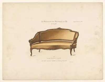 Canape Marquise Louis Xv